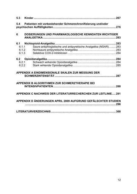 S3-Leitlinie ‚Behandlung akuter perioperativer und ... - Arztbibliothek