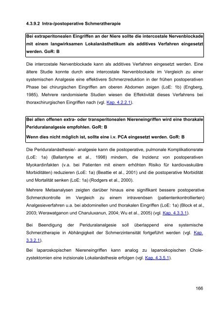 S3-Leitlinie ‚Behandlung akuter perioperativer und ... - Arztbibliothek