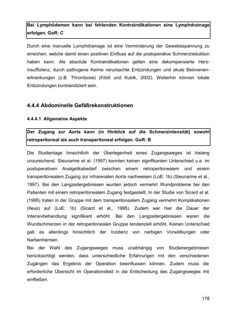 S3-Leitlinie ‚Behandlung akuter perioperativer und ... - Arztbibliothek