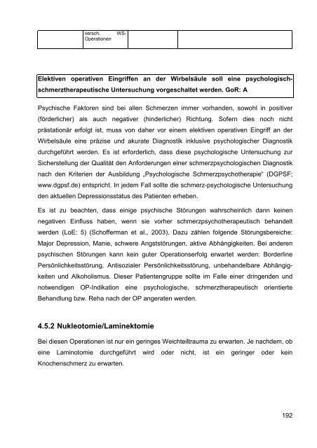 S3-Leitlinie ‚Behandlung akuter perioperativer und ... - Arztbibliothek