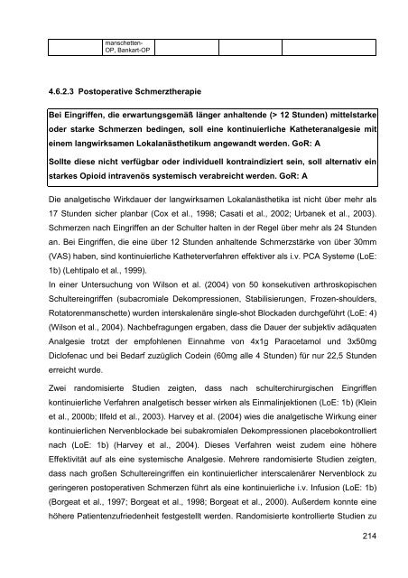 S3-Leitlinie ‚Behandlung akuter perioperativer und ... - Arztbibliothek