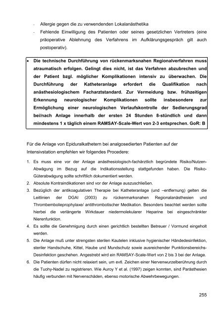 S3-Leitlinie ‚Behandlung akuter perioperativer und ... - Arztbibliothek