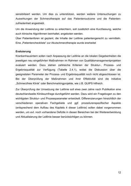 S3-Leitlinie ‚Behandlung akuter perioperativer und ... - Arztbibliothek