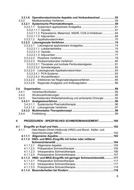 S3-Leitlinie ‚Behandlung akuter perioperativer und ... - Arztbibliothek