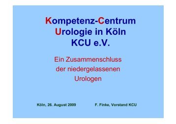 Kompetenz-Centrum Urologie in Köln KCU e.V.