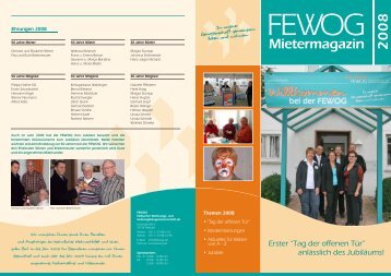 Mietermagazin 2008.pdf - FEWOG Fellbach