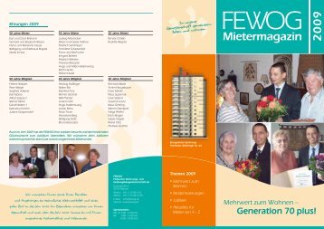 RZ FEWOG MAGAZIN 4seiter A3 Ji 071209 - FEWOG Fellbach