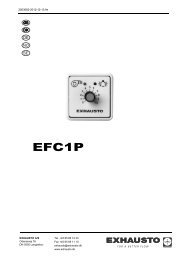 EFC1P for fans with EC-motor - exhausto.de