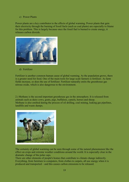 The Brochure - GLOBAL WARMING and local effects