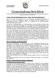 Gemeindenachrichten August 2008 (670 KB) - Hallwang