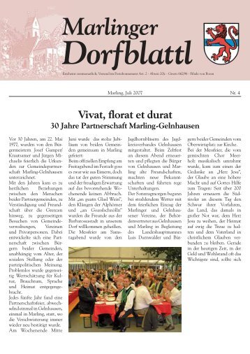 Marlinger Dorfblattl - Marling Info