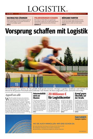 20 Millionen € für Logistikcenter - beim Logistik-Kurier