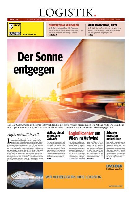 Logistikcenter um wien im Aufwind - beim Logistik-Kurier