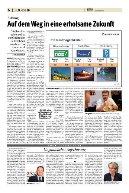 Logistikcenter um wien im Aufwind - beim Logistik-Kurier