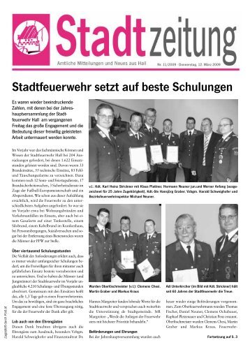 Stadtzeitung - in Hall in Tirol