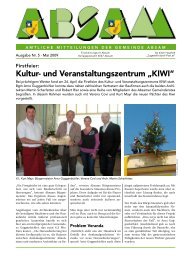 Gemeindezeitung Mai 2009 (1,48 MB) - Gemeinde Absam