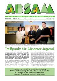 Gemeindezeitung Feber 2005 - Absam