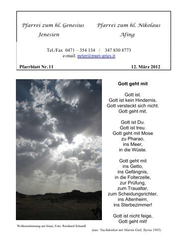 Pfarrblatt 11/2012 vom 12.03.2012 (347 KB