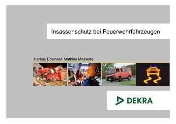 Insassenschutz bei Feuerwehrfahrzeugen