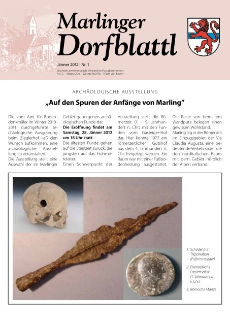 Marlinger Dorfblattl - Marling Info