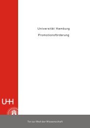 Universität Hamburg Promotionsförderung - Verwaltung Uni ...