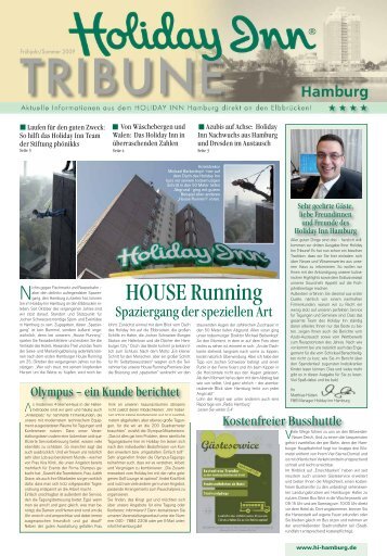 house running holiday inn hamburg