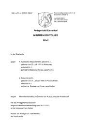 Amtsgericht Dusseldorf Im Namen Des Volkes Urteil