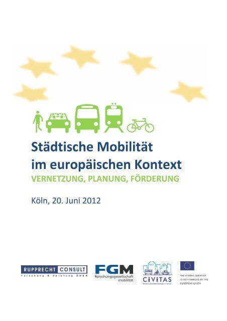 Städtische Mobilität im europäischen Kontext - Rupprecht Consult