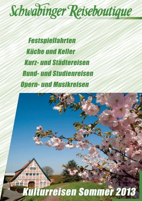 Katalog 2013 - Schwabinger Reiseboutique