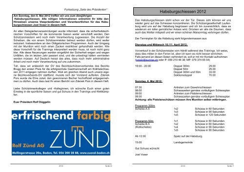 Stadtschütz 2-12.indd - Schützengesellschaft der Stadt Baden