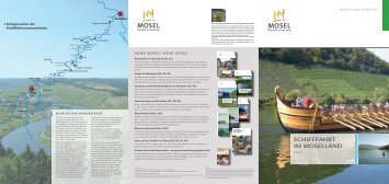 SCHIFFFAHRT IM MOSELLAND - Mosellandtouristik