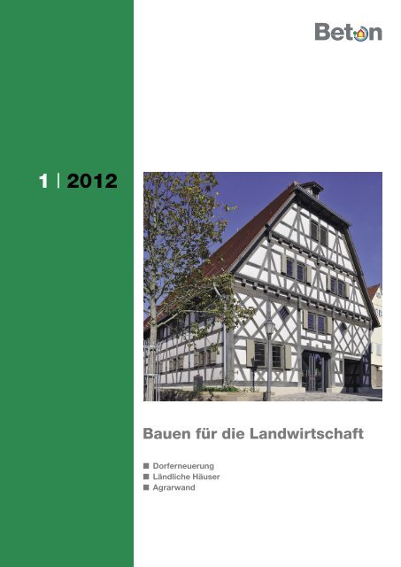 Bauen für die Landwirtschaft - Betonshop