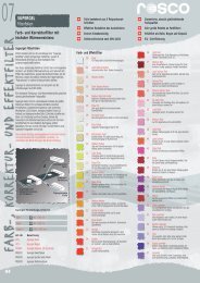 Farbübersicht Rosco Folien - Die Lichttankstelle