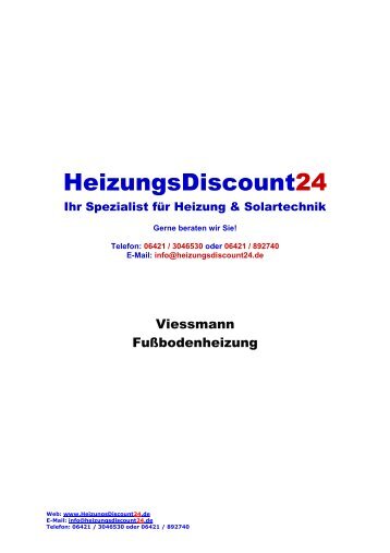 Viessmann Tackersystem - HeizungsDiscount24.de