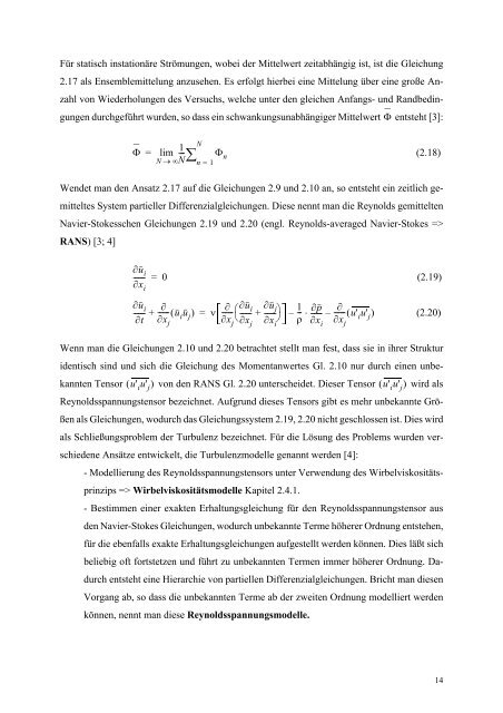 4.6 Vergleichsrechnung mit Hilfe des SST Modells - Lehrstuhl ...