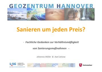 Sanieren um jeden Preis? Fachliche Gedankenansätze zur ... - NGS