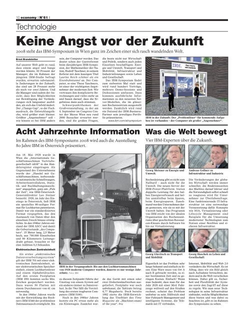 Komplette Ausgabe als Heft laden - economyaustria