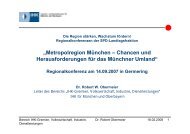 „Metropolregion München – Chancen und Herausforderungen für ...