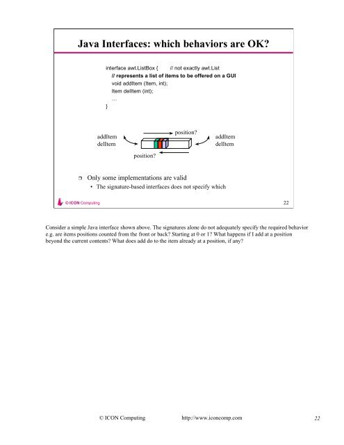 Objects, Components, and Frameworks with UML The Catalysis ...