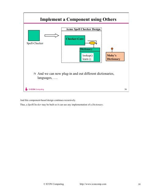 Objects, Components, and Frameworks with UML The Catalysis ...