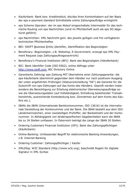 eps e-payment standard Technische Beschreibung ... - Raiffeisen