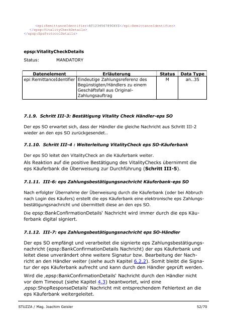 eps e-payment standard Technische Beschreibung ... - Raiffeisen