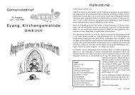 Evang. Kirchengemeinde Umkirch - Evangelische Kirchengemeinde ...