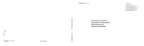 Perspektiven: Kuratoren - Westfalen Initiative