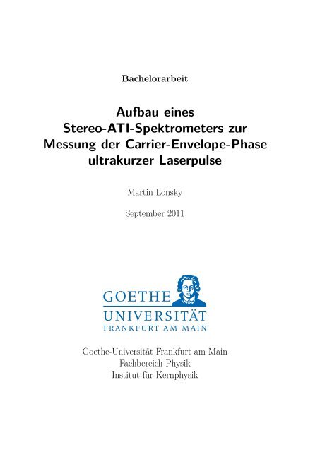 3.2 Stereo-ATI-Spektrometer - Goethe-Universität