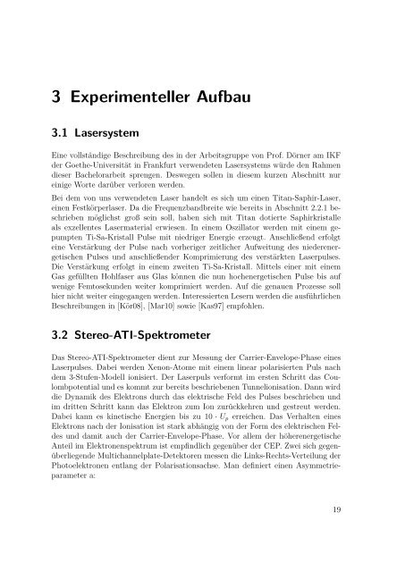 3.2 Stereo-ATI-Spektrometer - Goethe-Universität