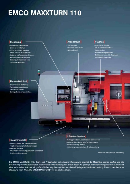 EMCO MAXXTURN 110 - Ilg & Sulzberger Werkzeugmaschinen