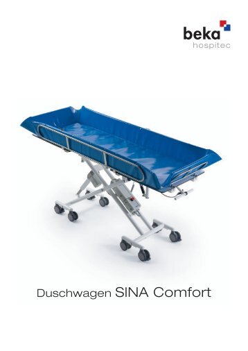 Info-Folder zum Duschwagen SINA Comfort - Rehatronik
