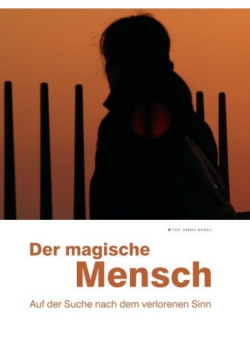 Der magische Mensch - Abenteuer Philosophie