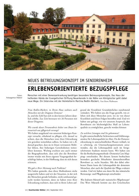 Schwerpunkt Gesundheit - NeuErkerode